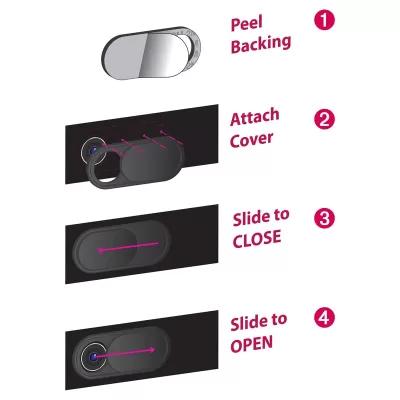 branded WebCam Cover Channel Tablet -Plastic, from our range of promotional USB Accessories