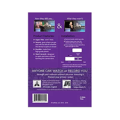 branded WebCam Cover Thin, from our range of promotional USB Accessories