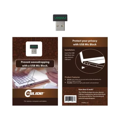branded USB Mic Block, from our range of promotional USB Accessories
