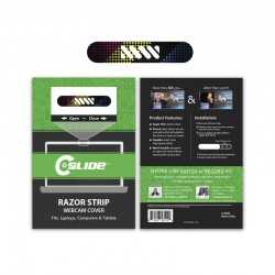 branded Webcam Double Razor - Strip, from our range of promotional USB Accessories