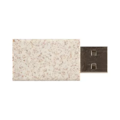 branded USB Data Blocker Eco - Wheat Straw, from our range of promotional USB Accessories