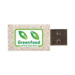 branded USB Data Blocker Eco - Wheat Straw, from our range of promotional USB Accessories