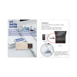 branded USB Data Blocker Eco - Wheat Straw, from our range of promotional USB Accessories