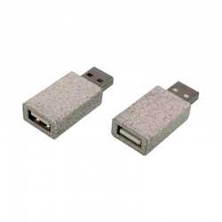 branded USB Data Blocker Eco - Wheat Straw, from our range of promotional USB Accessories