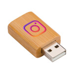 branded USB Data Blocker Wood, from our range of promotional USB Accessories