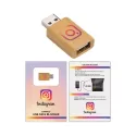 branded USB Data Blocker Wood, from our range of promotional USB Accessories