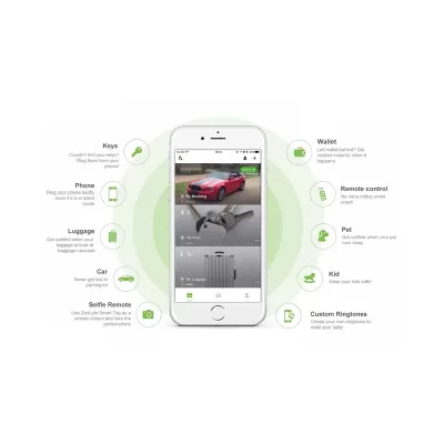 branded ZenLyfe Smart Tag Tracker, from our range of promotional USB Accessories