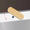 branded WebCam Cover Swivel Wood, from our range of promotional USB Accessories
