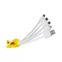 branded Custom Moulded Charge Cable 4n1, from our range of promotional USB Hubs &amp; Cables