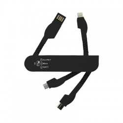 branded Army 3n1 Charge Cable, from our range of promotional USB Hubs & Cables