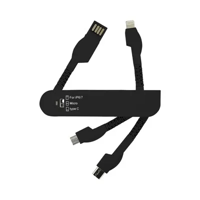 branded Army 3n1 Charge Cable, from our range of promotional USB Hubs & Cables