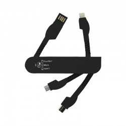 branded Army 3n1 Charge Cable, from our range of promotional USB Hubs & Cables