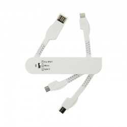 branded Army 3n1 Charge Cable, from our range of promotional USB Hubs & Cables