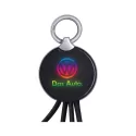 branded Atesso 3n1 Light Up Charge Cable - Round, from our range of promotional USB Hubs &amp; Cables