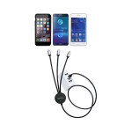 branded Trent 3n1 Light Up Cable - 70 cm, from our range of promotional USB Hubs &amp; Cables