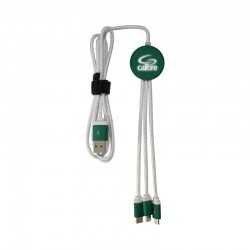 branded Trent 3n1 Light Up Cable - 70 cm, from our range of promotional USB Hubs & Cables