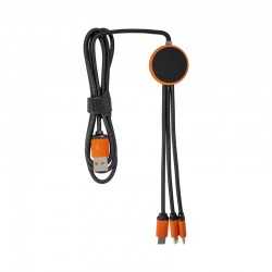 branded Trent 3n1 Light Up Cable - 70 cm, from our range of promotional USB Hubs & Cables