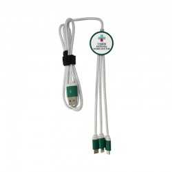 branded Trent 3n1 Light Up Cable - 120 cm, from our range of promotional USB Hubs & Cables
