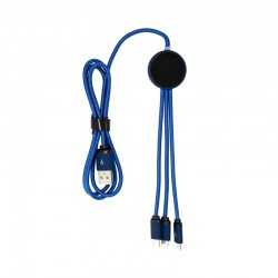 branded Trent 3n1 Light Up Cable - 120 cm, from our range of promotional USB Hubs & Cables
