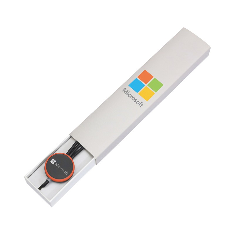 branded Cable Sliding Gift Box 2, from our range of promotional USB Hubs & Cables