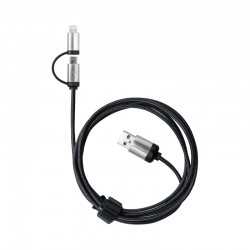 branded Milano 2n1 Fabric Charge & Data Cable, from our range of promotional USB Hubs & Cables