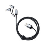 branded Pesaro 3n1 Fabric Charge &amp; Data Cable, from our range of promotional USB Hubs &amp; Cables
