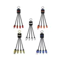 branded Atesso 3n1 Light Up Charge Cable - Rectangle, from our range of promotional USB Hubs &amp; Cables