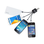 branded Atesso 3n1 Light Up Charge Cable - Rectangle, from our range of promotional USB Hubs &amp; Cables