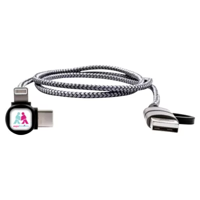 branded Trident Pro - Superfast Charge Cable, from our range of promotional USB Hubs & Cables