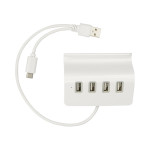 branded Media Hub Stand - USB v3.0 (Type-C), from our range of promotional USB Hubs &amp; Cables