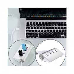 branded Vanessa Hub - USB v3.0 (Type-C), from our range of promotional USB Hubs & Cables