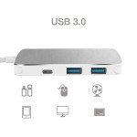 branded Rye 5n1 Type-C Combo Hub , from our range of promotional USB Hubs &amp; Cables
