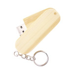 Wood &amp; Bamboo Flash Drives - Wooden Swivel Drive 4GB - 32GB