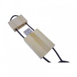 Wood & Bamboo Flash Drives - Bamboo Lanyard Flash Drive 4GB - 32GB