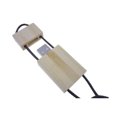 branded Bamboo Lanyard Flash Drive 4GB - 32GB, from our range of promotional Wood & Bamboo Flash Drives