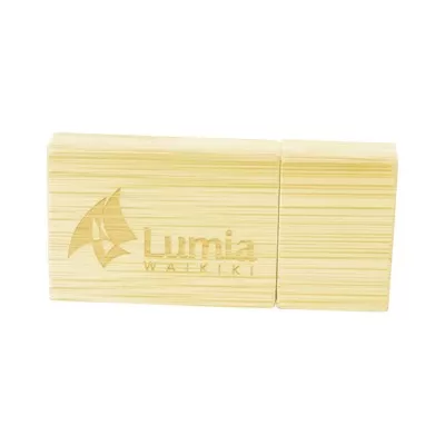 branded Magnetic Bamboo USB Drive 4GB - 32GB, from our range of promotional Wood & Bamboo Flash Drives