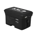 branded Lazio Travel Adaptor &amp; Power Bank - 4000 mAh, from our range of promotional Travel Accessories
