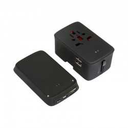 Travel Accessories - Lazio Travel Adaptor & Power Bank - 4000 mAh