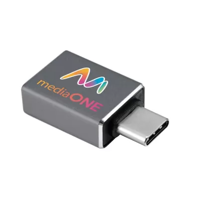 branded Adapto USB 3.0 to Type-C, from our range of promotional USB Accessories