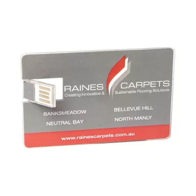 branded Acrylic Credit Card Flash Drive 4GB - 32GB, from our range of promotional Credit Card Style USB Flash Drives