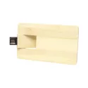 branded Bamboo Credit Card Drive 4GB - 32GB, from our range of promotional Credit Card Style USB Flash Drives