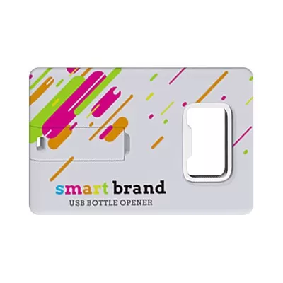 branded BottlO Credit Card Flash Drive 4GB - 64GB, from our range of promotional Credit Card Style USB Flash Drives