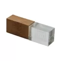 branded Eco Crystal Flash Drive 4GB - 32GB, from our range of promotional Credit Card Style USB Flash Drives