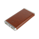 branded Leather 4000 mAh Powerbank, from our range of promotional Power Banks