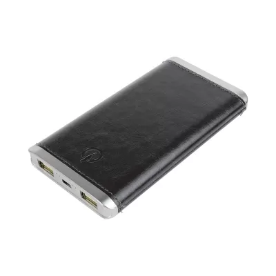 branded Leather 6000 mAh Powerbank, from our range of promotional Power Banks