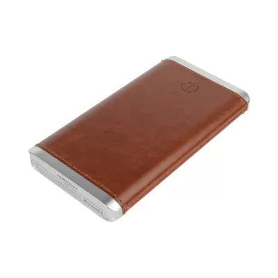 branded Leather 6000 mAh Powerbank, from our range of promotional Power Banks