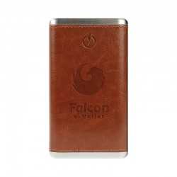 branded Leather 6000 mAh Powerbank, from our range of promotional Power Banks
