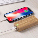 branded Luton Bamboo Power Bank - 10000 mAh, from our range of promotional Power Banks