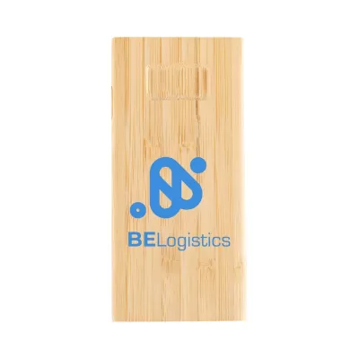branded Mills Bamboo Power Bank - 10000 mAh, from our range of promotional Power Banks