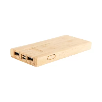 branded Mills Bamboo Power Bank - 10000 mAh, from our range of promotional Power Banks